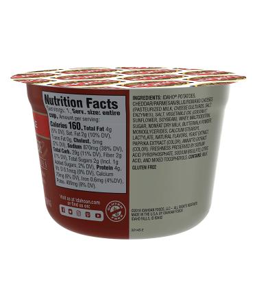 Idahoan Four Cheese Mashed Potatoes - Gluten-Free 100% Real Idaho Potatoes - 1.5 oz Cup (Pack of 10) - Buy Online on SooperMarket.com