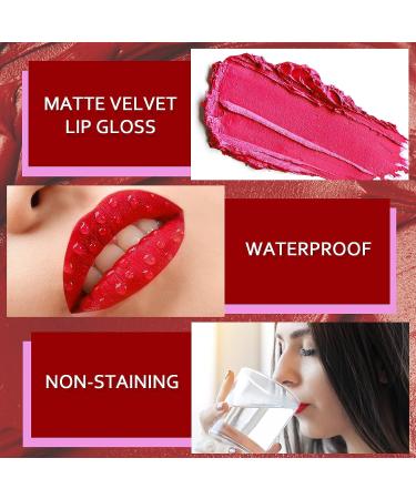 Luxsea Matte Liquid Lipstick Set - 24 Colors Waterproof Long Lasting Lip Kit - Buy Online on SooperMarket.com