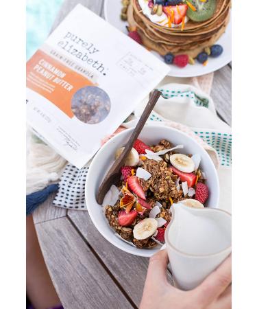 Purely Elizabeth Cinnamon Peanut Butter Granola - Grain-Free, Keto, Vegan, Gluten-Free - 8oz (Pack of 6) - Buy Online on SooperMarket.com
