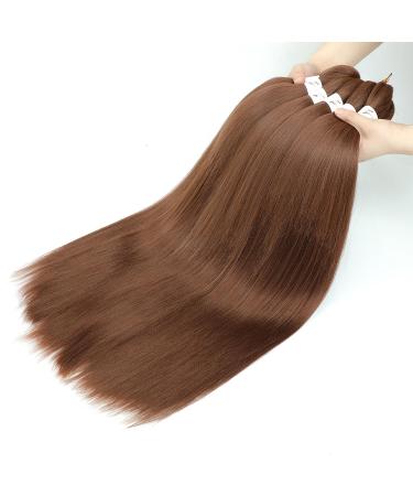 Xusuperb 16-Inch Short Pre-Stretched Braiding Hair - Color 30 Kanekalon Extensions | 6 Packs Yaki-Textured Soft Braids - Buy Online on SooperMarket.com