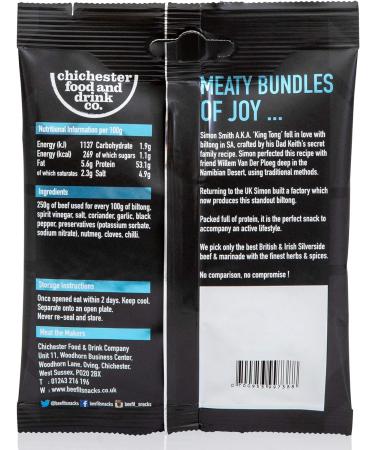 BEEFit Biltong Beef Jerky 10x30g | High Protein, Gluten Free, Keto Friendly | Truly Traditional Flavor - Buy Online on SooperMarket.com
