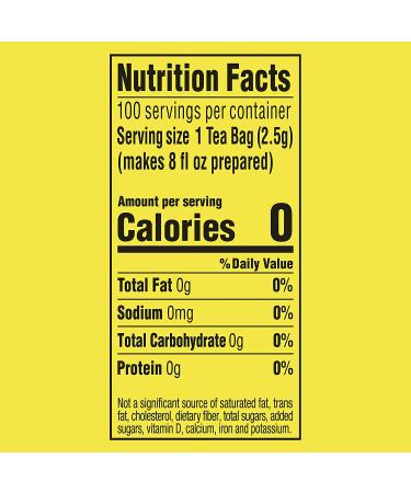 Lipton Black Tea Bags 8 oz 100 Count Pack of 6 - Supports Heart Health, Naturally Smooth Taste - Buy Online on SooperMarket.com