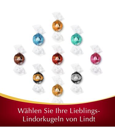 Lindt Lindor Double Chocolate 1 kg Bag | 80 Soft Melting Pralines | Resealable Large Pack | Ideal Gift for Chocolate Lovers - Buy Online on SooperMarket.com