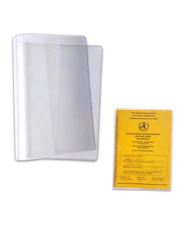 Vaccination pass case extra stable - booklet protective cover for the new vaccination pass International vaccination certificate Vaccination certificate for children and adults (93 mm x 130 mm) "Made in Germany" - DIN EN 71-3
