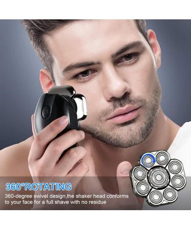 Barturer Replacement Cheese Heads for Men | Universal 9-Head Handlers & Double Ring Neamou Silver - Premium Body Hair Replacement Heads - Buy Online on SooperMarket.com