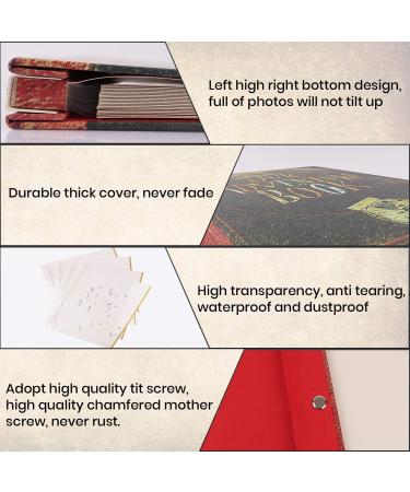 Magnetic Self-Stick Page Photo Album - Handmade DIY Album for Wedding, Anniversary, Family - Holds Various Photo Sizes - Buy Online on SooperMarket.com