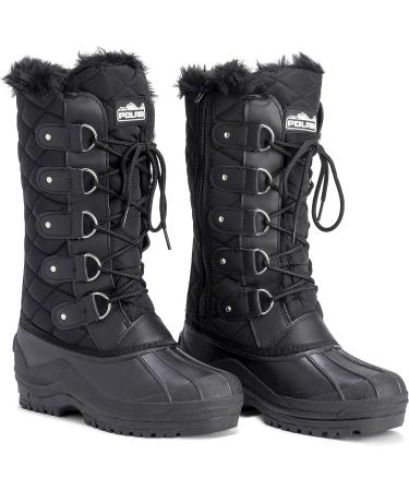 POLAR Women's Waterproof Tactical Snow Knee Boots - Size 7, Black - Buy Online on SooperMarket.com