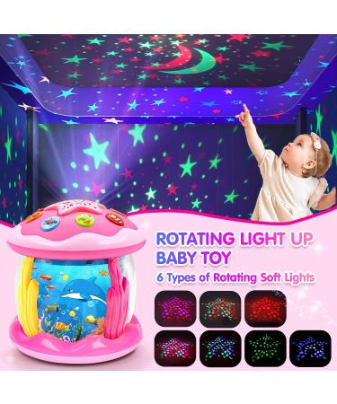 Kaloisyhe Baby Toys - Rotating Projector for 1-Year-Old Girls | Music & Light Interactive Gifts for 6-18 Months - Buy Online on SooperMarket.com