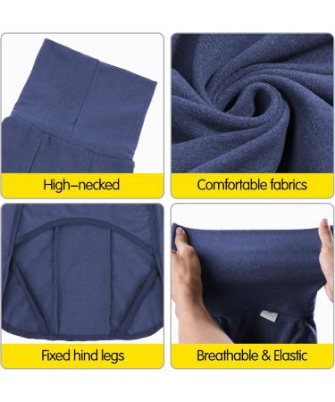 Heywean Dog Sweatshirt - Stretch Fleece Vest for Small & Medium Dogs | Winter Indoor & Outdoor Pet Clothing - Dark Blue - Buy Online on SooperMarket.com