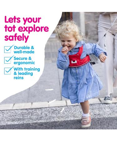 Trunki ToddlePak - Felix Fox Red Baby Walking Reins & Toddler Safety Harness - Buy Online on SooperMarket.com