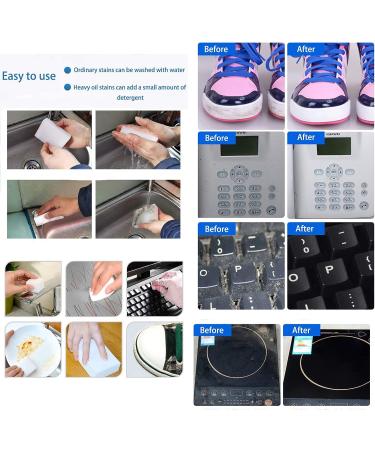 LEIFIRE Hi.Power 10 Pcs Magic Sponge Eraser Foam Cleaning Pads - Multi-Functional Melamine - Buy Online on SooperMarket.com