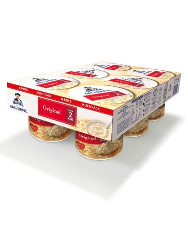 Quaker Oat So Simple Original Porridge Pots 6 x 45 g