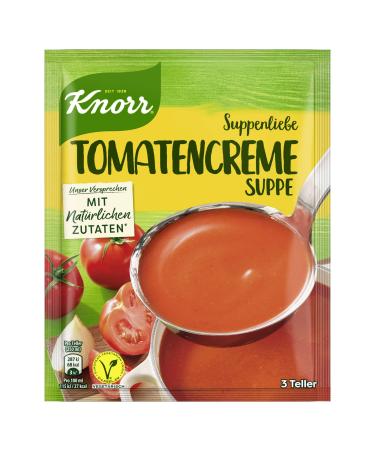 Knorr Soup Love Tomato Cream Soup 1 x 3 Plates (1 x 62 g) 62 g (1 pack)