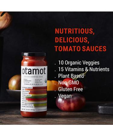 Otamot Organic Essential Sauce (4 Pack) - 10 Veggies, No Sugar, Non-GMO, Vegan - Buy Online on SooperMarket.com