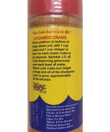 J.O. Crab Seasoning #2 - 16oz | Authentic Blend for Seafood Lovers - Buy Online on SooperMarket.com