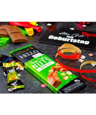 Birthday Gift Set for Beer Lovers | Beer & Snack Gift Basket with Lindt Chocolate & Greeting Card - Buy Online on SooperMarket.com