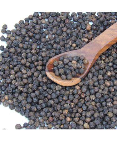 Whole Natural Dried Black Pepper Grown in India | 6.3 Oz (180 Grams) - Buy Online on SooperMarket.com