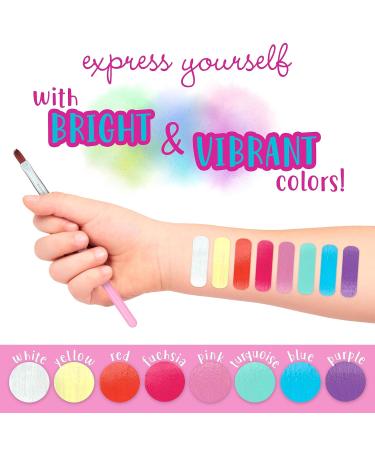 Expressions Girl 10pc Body Painting & Face Painting Kit - Trendy Kids Face Paint & Rainbow Body Makeup for International Shipping - Buy Online on SooperMarket.com