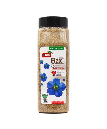 Badia Organic Flax Seed, Ground, 16-Ounce 1 Pound (Pack of 1)