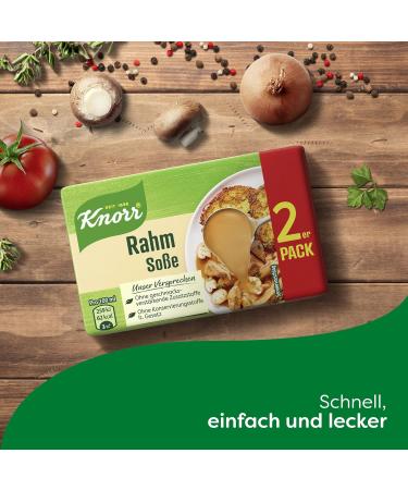 Buy Knorr Cream Sauce 18x68g Delicious Light Brown Sauce Without Flavor Enhancers for International Shipping - Buy Online on SooperMarket.com