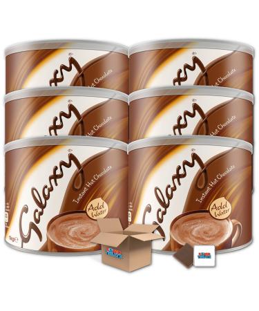 Galaxy Instant Hot Chocolate 6x1kg | Galaxy Smooth & Creamy Approximately 40 Servings Per Pack Boxed Treatz Galaxy Instant Hot Chocolate 6x1kg 1 KG