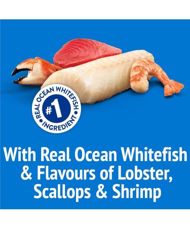 Friskies Party Mix Cat Treats Ocean Crunch with Real Ocean Whitefish - 454 g Cannister (1 Pack) 454 g (Pack of 1) - Buy Online on SooperMarket.com