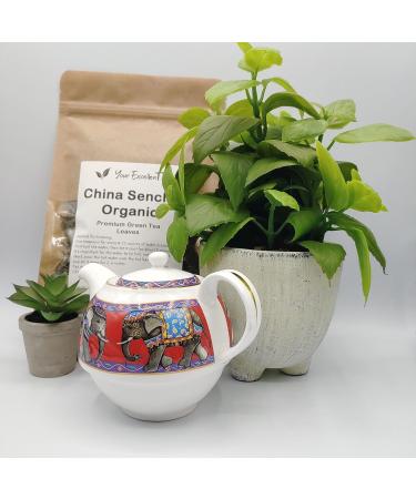 China Sencha Organic Green Loose Leaf Tea (200g) - Buy Online on SooperMarket.com