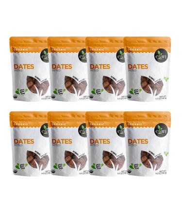 ELAN Organic Pitted Dates 8 Pack, 52 Oz, Non-GMO, Vegan, Gluten-Free