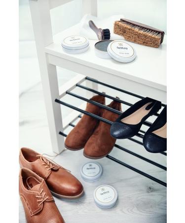 Lettro Shoe Wax 100ml - Professional Quality Polish for Smooth Leather - Black 118 - Buy Online on SooperMarket.com