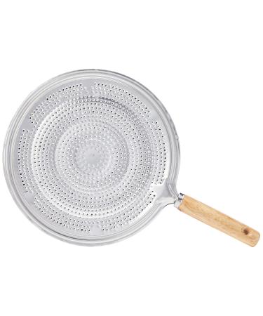 Dexam Heavy Duty Heat Diffuser Wood Handle 20cm Silver