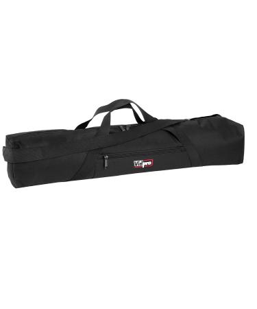 Vidpro TC-45 Tripod Carrying Case - Heavy Duty Nylon Bag with Shoulder Straps and Handles - Compact Case with Full Length Zippered Closure Plus External Pocket Fits Tripod with Head up to 45 Inches 45" Long