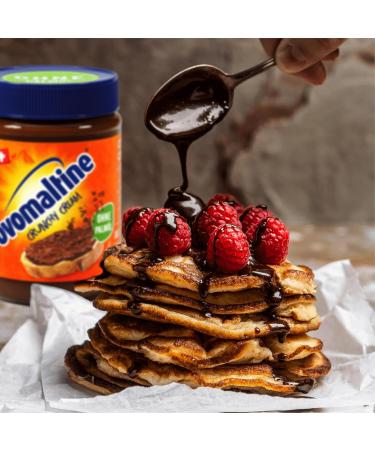 Ovomaltine Crunchy Cream Brot Spread - Palm Oil-Free Swiss Chocolate Cream with Crispy Pieces - 8 x 380g | Delicious Sweet Spread - Buy Online on SooperMarket.com