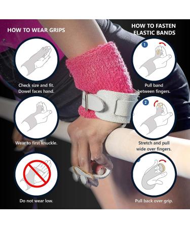 US Glove Women Hot Shot Uneven Bar Gymnastics Grips - Womens Gymnastics Bars Grips  Made in USA Gymnastics Uneven Bar Grips for Girls  Leather Gymnastics Equipment Grips  Hook & Loop  Size 000 (5") Single Buckle 1 (6 1/8") - Buy Online on SooperMarket.com