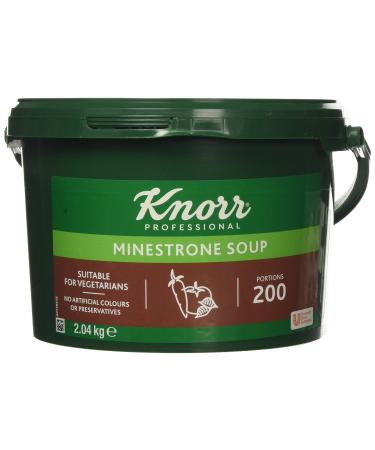 Knorr Professional Minestrone Soup Mix 200 Portions (Makes 34 Litres) Minestrone 2.04 kg (Pack of 1)