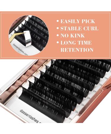 Dassen Easy Fan Volume Lashes 0.07 DD Curl - Mix8-15 | Long Lasting 2D to 10D Blooming Lashes - Buy Online on SooperMarket.com