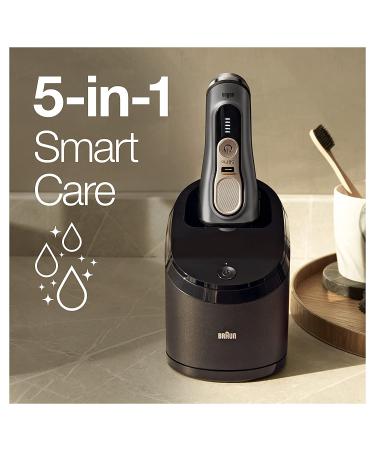 Braun Series 9 Pro 9465cc Electric Razor for Men - Wet & Dry Shaver with ProLift Beard Trimmer and SmartCare Center - Noble Metal - Buy Online on SooperMarket.com