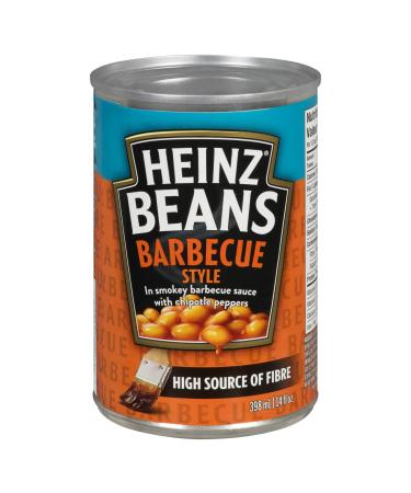 Heinz Chipotle BBQ Style Beans in a Smokey BBQ Sauce 398ml (Pack of 24)