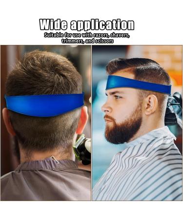 Hair Trimming Guide Blue Adjustable Hair Cut Guides Fade Guide Tool Neckline Shaving Template with 2 Hair Bands for Home Use Barber Shops Hair Salons Makeup Rooms - Buy Online on SooperMarket.com