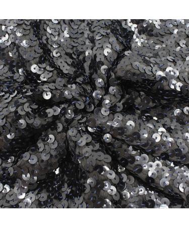 AIBEARTY Women's Sparkly Sequin Beret Hat - Fashionable Stretch Beanie Cap for Party, Club, Halloween in Black - Buy Online on SooperMarket.com