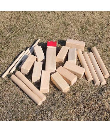 Juegoal Kubb Game Set: Outdoor Tossing Game with Carrying Bag - Buy Online on SooperMarket.com
