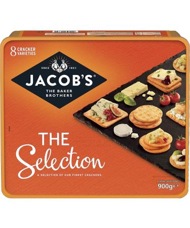 Jacob's Biscuits for Cheese Selection 900g - 8 Different Selection of Delicious Crackers