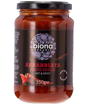 Biona Organic Arrabbiata Spicy Pasta Sauce 350g Spicy 350 g (Pack of 1)