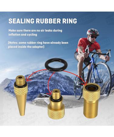 Henmi Bicycle Valve Adapter Set - Complete French & Auto-Style Valve Adapters with Sorting Box Air Pump Ball Pin & Compressor Valve - International Shipping - Buy Online on SooperMarket.com