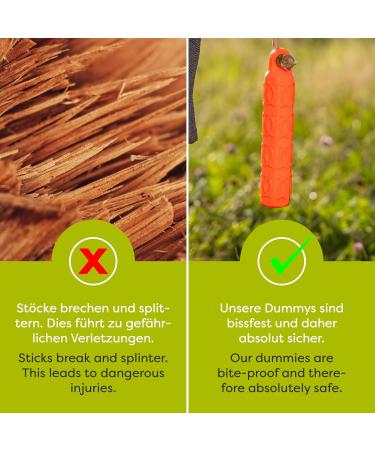 HP & G Home Orange Apportier Dummy for Dog Training - 24 cm Durable & Robust Ideal for Pets & Garden - Buy Online on SooperMarket.com