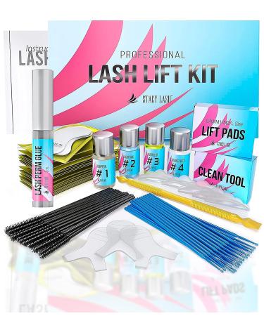 Stacy Lash Lift Kit & Extension Shampoo Set | Perm Curling Lotion & Lifting Solution | Foaming Cleanser for Extensions & Natural Lashes | Professional Grade & Self Use - Buy Online on SooperMarket.com