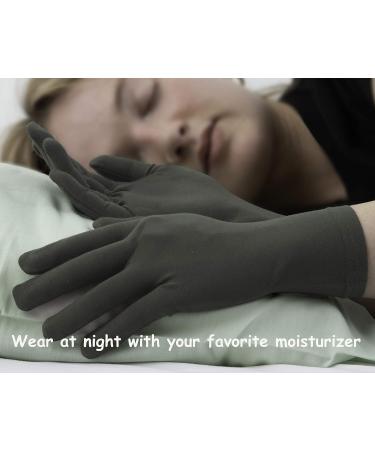 Bamboo Eczema Gloves for Women - Moisturizing Overnight Relief (3 Pairs) - Buy Online on SooperMarket.com