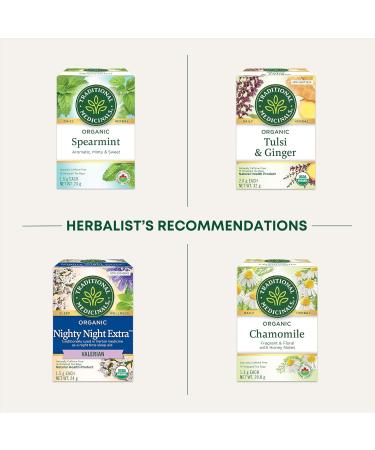 Traditional Medicinals - Organic Chamomile with Lavender Herbal Tea (Pack of 6) - Soothing blend containing Lemon Balm - 96 Tea Bags Total Tea Chamomile with Lavender 16 Count (Pack of 6) - Buy Online on SooperMarket.com