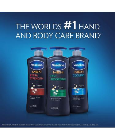 Vaseline Men Healing Moisture Cooling Body Lotion 20.3 Fl. Oz - Pack of 4 - Buy Online on SooperMarket.com