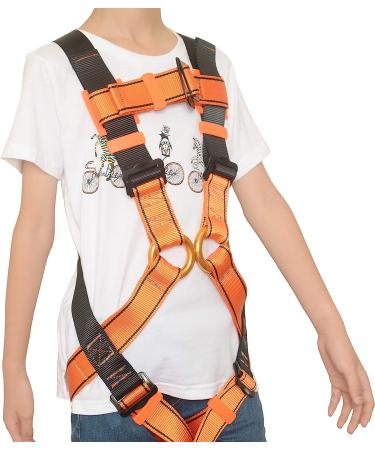 HeeJo Kids Body Youth Safety Zipline Climbing Belt - Orange (8-14 Years) - Buy Online on SooperMarket.com