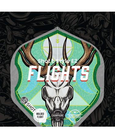 Shot! L-Style EZ L1 Celt Stag Dart Flight Set - Standard Shape - Buy Online on SooperMarket.com